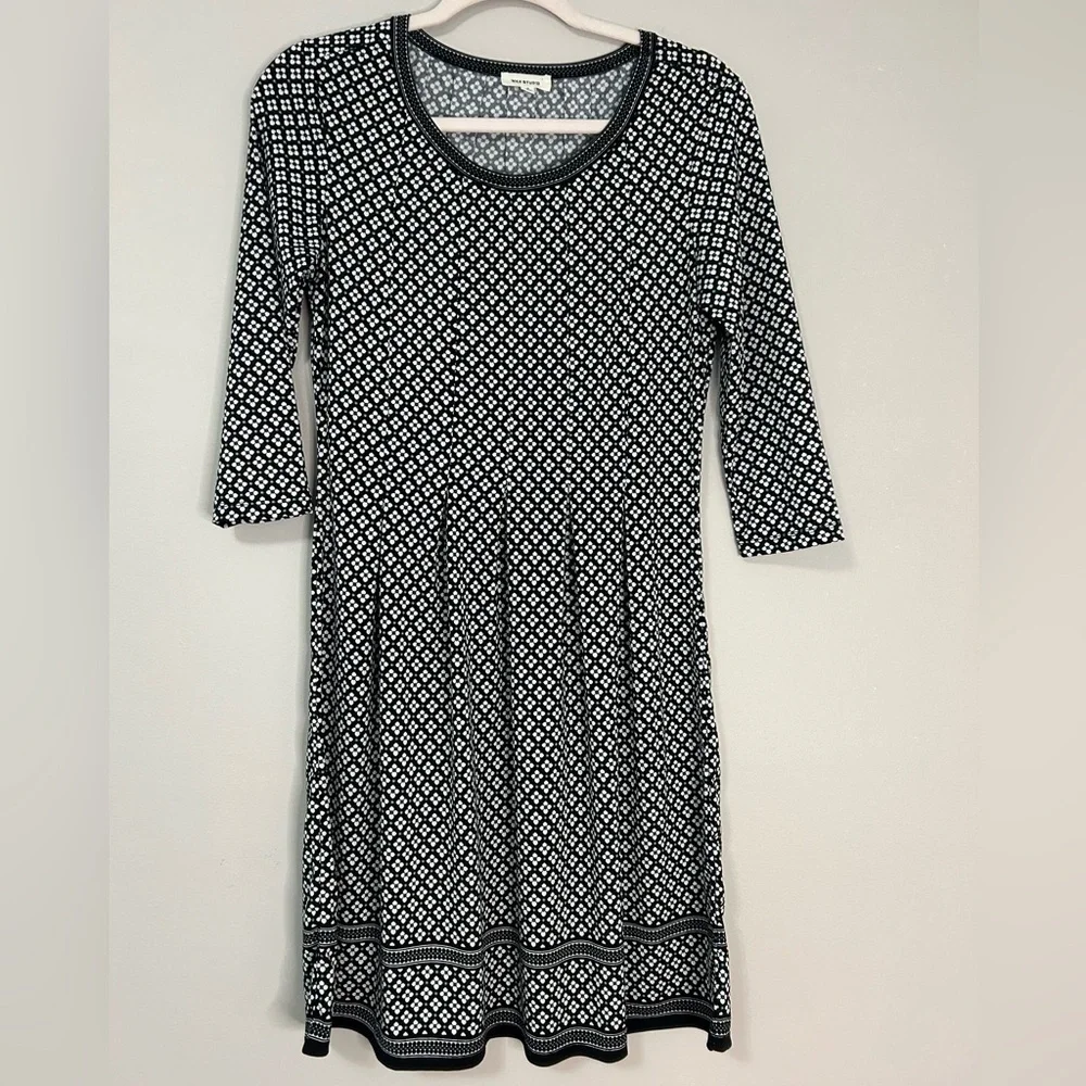 Women’s Max Studio Fit & Flare 3/4 length sleeves, size small - Picture 1 of 5